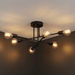 Elosia - Black Ceiling Light 6xE27 - Image 2