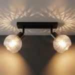 RACHEL - Black Ceiling Lamp 2xE27 - Image 2