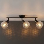 RACHEL - Black Ceiling Lamp 3xE27 - Image 2