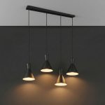 Belinda - Black Pendant Light 4xE27 - Image 2