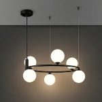 Amara - Black Pendant Light 6xG9 - Image 2