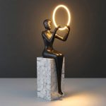 Roma - Black Floor Lamp 25w - Image 2