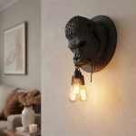 Kong - Black Wall Light 3xE27 - Image 2