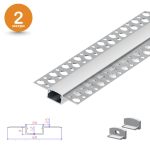 DUO Profile - Perforated Aluminum Profile 2m