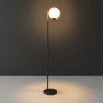 Hannah - Black Floor Lamp 1xE27 - Image 2