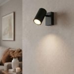 Brylee - Black wall lamp 1xGU10 - Image 2