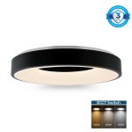 Napolian 40 - Black LED ceiling light 24w 3color