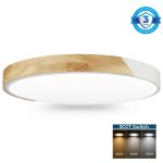 Tara 40 - White LED Ceiling Light 24w 3color