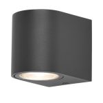 Mamba RD – Black Round Wall Light 1xGU10