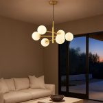 Cameroon - Gold Pendant Light 6xE27 - Image 3