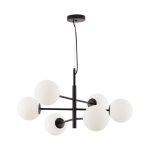 Cameroon - Black Pendant Light 6xE27 (c37)