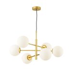 Cameroon - Gold Pendant Light 6xE27
