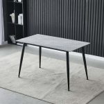 NOVA – Grey Dining Table 160x90x75 - Image 3