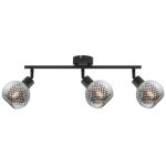 RACHEL - Black Ceiling Lamp 3xE27