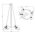 Rianna – Pendant Light 9xG9 - Image 4