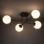 Nova - Black Ceiling Light 4xE27 - Image 2