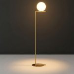 Lure - Gold Floor Lamp 1xE27 - Image 2