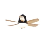 Venti - Black/Wood fan E27 30w 3color