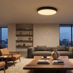 Alisson 40 - Black LED Ceiling Light 48w (w/remote) - Image 3