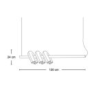 Terracotta - Black Pendant Light 6xGU10 - Image 4