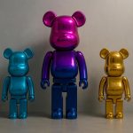 TEDDY L • Blue/Pink Sculpture 67cm - Image 3