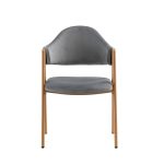 PAROS - Grey Dining Chair - Image 3