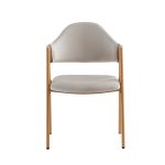 PAROS - White Dining Chair - Image 3