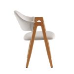 PAROS - White Dining Chair - Image 4