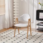 PAROS - White Dining Chair - Image 2