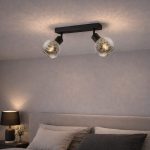 RACHEL - Black Ceiling Lamp 2xE27 - Image 3