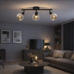 RACHEL - Black Ceiling Lamp 3xE27 - Image 3