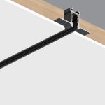 Mini Magnetic - Black Built-in rail 2 meters