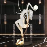 Athena - White Floor Lamp 60W - Image 3