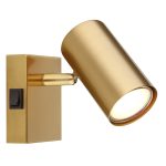 Brylee - Gold wall light 1xGU10