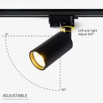 Aria - track spotlight, BLACK - 1*GU10 - Image 3