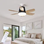 Venti - Black/Wood fan E27 30w 3color - Image 5