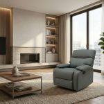 Alicante - Blue relax Lounge Chair - Image 2