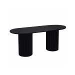 Bohem Long - Black Dining Table 180x90