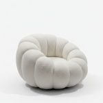 Puffy - Beige Boucle Lounge Chair