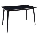 Nova - Black Dining Table 120x70 cm