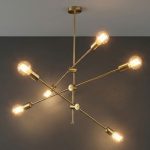 Gorgina - Gold Pendant Light 6xE27 - Image 2