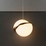 Lucia 30 - Gold Pendant Light 1xE27 - Image 2