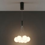 Mina - Black Pendant Light 7xG9 - Image 2