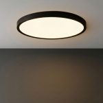 Aura 50 - Black LED Ceiling Light 36w 3color - Image 2