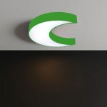 Keira - Green Ceiling Light 36w - Image 2