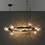 Scarlett - Black Pendant Light 15xG9 - Image 2