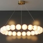 Perla 82 – Gold Pendant Light 80w - Image 2